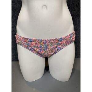 Cute Retired Victoria’s Secret Pink Floral Bikini Bottoms Size Medium